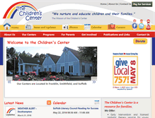 Tablet Screenshot of childrenscenterva.com